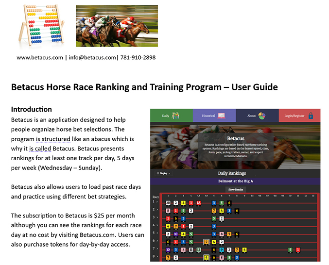 Betacus Horse Racing